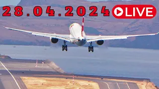 LIVE AIRBUS A330 ACTION From Madeira Airport 28.04.2024