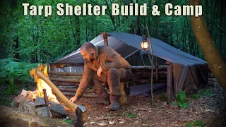 Bushcraft Overnighter - Tarp Shelter build