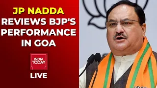 JP Nadda To Release A Report Card Of Ten Years Of BJP Government In Goa Live I Goa Election 2022 I