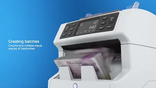 Safescan 2865-S Automatic Banknote Counter with Value Counting