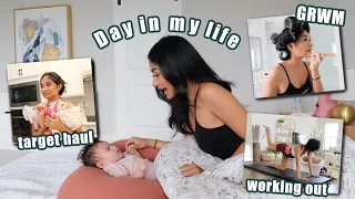 DAY IN MY LIFE AS A MOM |working out, shopping, grwm,etc