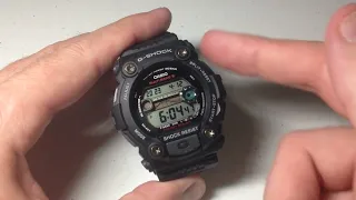 Casio G-Shock (GW-7900) | Set Time, Date, etc.
