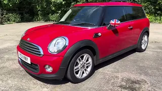 2011 (11) Mini Clubman One Automatic in chilli red.