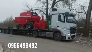 Доставляємо комбайна до клієнта MASSEY FERGUSON 240🌾