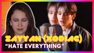 Zayyan (XODIAC - 소디엑) "Hate Everything" | Mireia Estefano Reaction Video