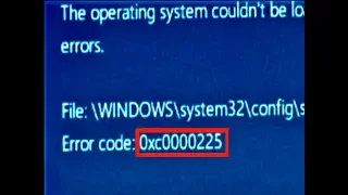 HOW TO FIX WINDOWS 10 ERROR CODE 0xc0000225 EASY 2019