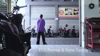 Kawasaki Ninja ZX6R ECU Remap Dyno Test  (Short Video)