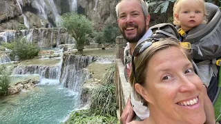 Gorgeous KuangSi waterfall in Luang Prabang