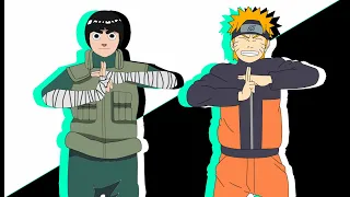 How Rock Lee Lost His V | Rock New Jutsu. | PSYCHO Rock Lee.