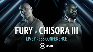 Tyson Fury and Derek Chisora press conference! Heavyweight gold on the line on December 3rd!