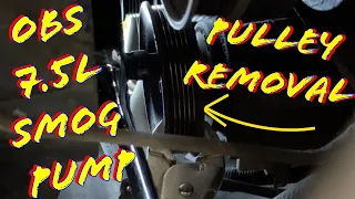 How to Disable SMOG PUMP - FORD OBS 7.5L