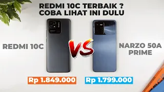 Redmi 10C vs Narzo 50A Prime Indonesia - Yakin Redmi 10C yang Terbaik ?