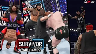 WWE Survivor Series WarGames 2022 Full Show - Prediction Highlights WWE 2K22 (Part 1)
