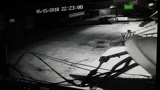 Surveillance video from Captain's Hard Time copper theft