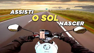 Viajei de MOTO PEQUENA no Meio da Madrugada! (400 Km de Distância)