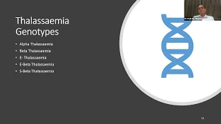 Master class lecture on "Management of Thalassemia" 24th August 2022