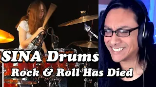 Punk Musician Reacts to *Sina Drums* Ft. Victoria K. "Rock And Roll Has Died"