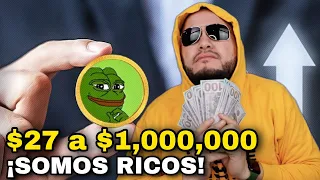 $27 DOLARES A UN MILLON GRACIAS AL PEPE (NUEVA SHIBA INU)