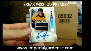 Case Break #422 : 10 BOX CASE 15-16 UD PREMIER HOCKEY