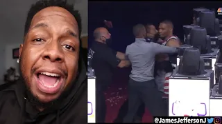 Fan Throws Popcorn at Russell Westbrook!!(REACTION) #JamesAndreJeffersonJr