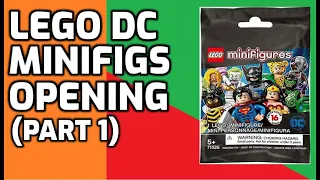 Lego 71026 DC Super Heroes Minifigures Unboxing and Review (opening 10 packs) Part 1