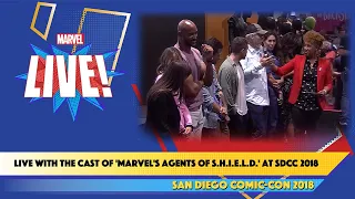 Live with the Cast of 'Marvel's Agents of S.H.I.E.L.D.' at SDCC 2018