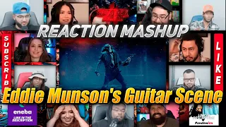 Eddie Munson's Guitar Scene Reaction Mashup | Stranger Things Season 4