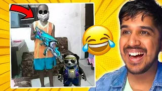 FUNNIEST FREE FIRE MEME REVIEW WITH AMITBHAI - DESI ARMY