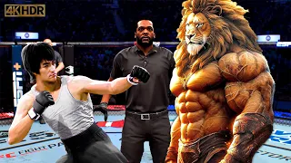 TRUE Bruce Lee vs. Lion Warrior | EA Sports UFC 5