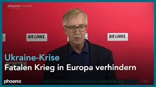 Statement von Dietmar Bartsch  zur Fraktionssitzung Die Linke am 15.02.22