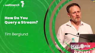 How Do You Query a Stream? by Tim Berglund