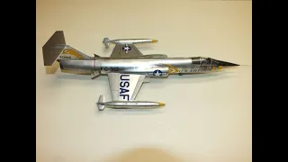 Hasegawa 1/32 Scale F-104 Starfighter (An Exercise in Bare Metal Finishes)