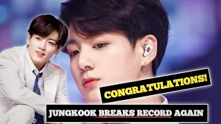 BTS News Today! BTS Jungkook Breaks Male Soloist K-Pop Record Again