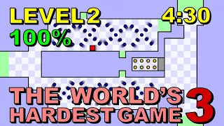 [Former WR] The World's Hardest Game 3 Level 2 in 4:30 (100%)