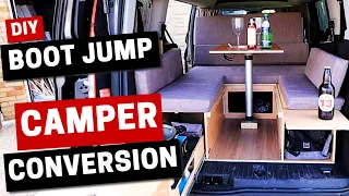 Self Build Micro Camper | Micro Camper Build UK | Boot Jump Plans |  Boot Jump Camper Conversion