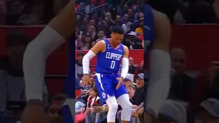 Russell Westbrook rock a baby celebration on Patrick Beverley #shorts #nba #sports #basketball