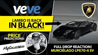 LAMBO is BACK in BLACK on Veve!! Murciélago Drop Review and Price Predictions!!