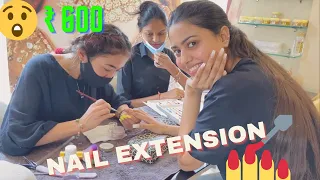 Nail extensions in just 600 / best place in Delhi for nail extensions #nailextensions #nailart