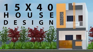 600sqft house interior design 15X40 House plan with front elevation by nikshail