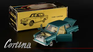 Итальянский прототип советского ремейка: Ford Consul Cortina • Politoys-M • Масштабная модель 1:43