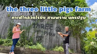 พาเที่ยว The three little pigs Fram ในปี2022 คาเฟ่ ใกล้ วัดไร่ขิง สามพราน นครปฐม