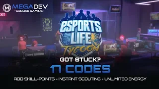 ESPORTS LIFE TYCOON Cheats: Instant Scouting, Unlimited Energy, ... | Trainer by MegaDev