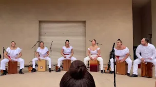 Cajón Ensemble at MOLAA |  AfroLatinx Festival 2023