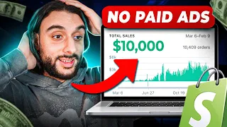 My Proven Method To Make $10,000 Per Week NO Paid Ads Dropshipping