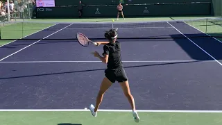 Emma Raducanu v. Daria Kasatkina | IW Practice Games 2022