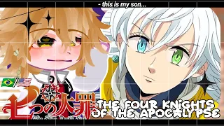 •|Seven Deadly Sins react to your children|•(The Four  Knights of the Apocalypse) GACHA CLUB 🇧🇷/🇺🇸