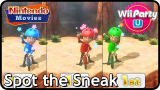 Wii Party U - Spot the Sneak (4 Players, Maurits vs Rik vs Danique vs Thessy)