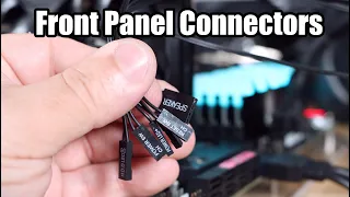 Front Panel Connectors - Where do they go connected