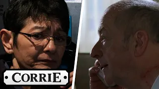 Geoff Secretly Phones Yasmeen in Prison | Coronation Street