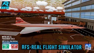 RFS - Real Flight Simulator - London to New York||Full Flight|| Concorde||BA||RealRoute|Full|HD||